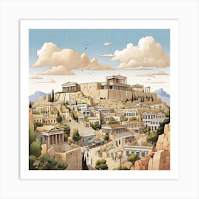 Athens Art Print