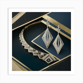 Gilded Jewelry Art Print