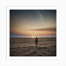 Desert Solitude Art Print