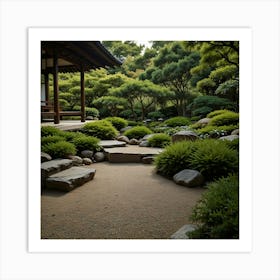 Japanese Garden 12 Art Print