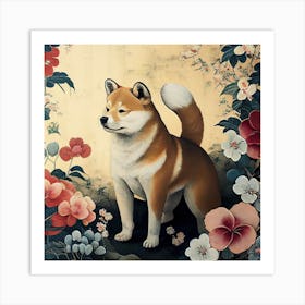 Shiba Inu 1 Art Print