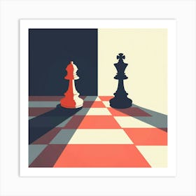 Chess Pieces 1 Art Print