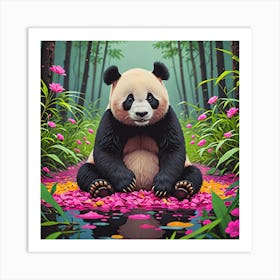 Panda Bear Art Print