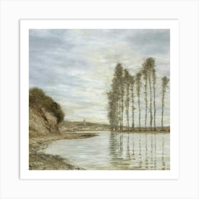 'The Trees By The Water' Art Print