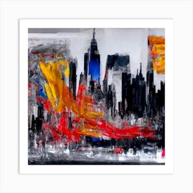 New York City Skyline Art Print