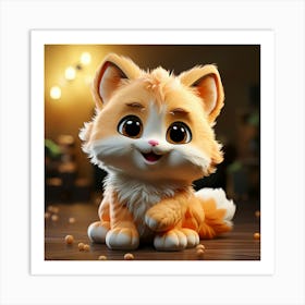 Cute Cat 30 Art Print