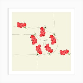 Redcurrants Art Print