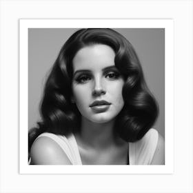 Lana Del Rey Timeless Grace Art Print