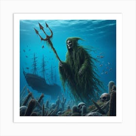 Skeleton Of The Sea Art Print