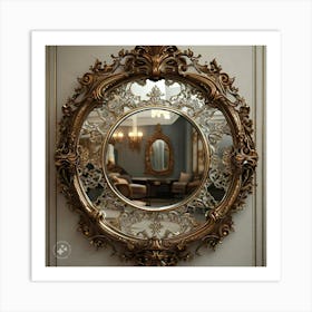 Ornate Mirror Art Print