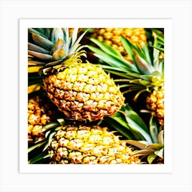 Pineapples Art Print