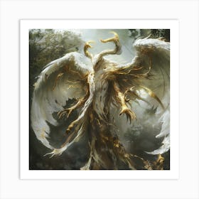 Angel Of The Forest Art Print