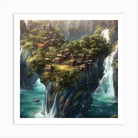 Chinese Village Art Print