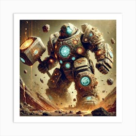 Mantle Wardens Specialty Earth Armor Art Print