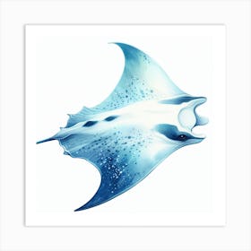 Manta ray 3 Art Print