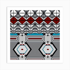 Geometric Pattern 1 Art Print