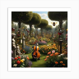 Garden Of Flowers 3 Art Print