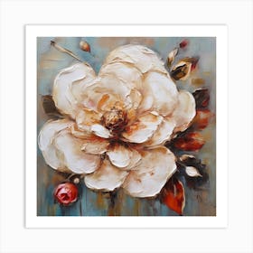 Flower of Camellia 5 Art Print