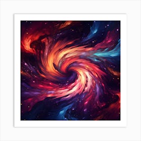 Swirling Vortex Art Print