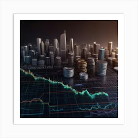 Stock Market Stock Videos & Royalty-Free Footage Art Print