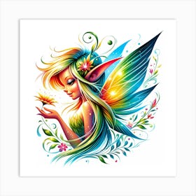 Fairy Flower Art Print