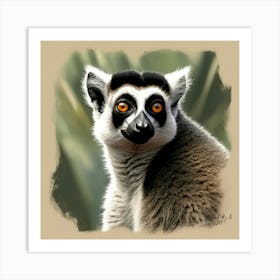 Lemur 14 Art Print