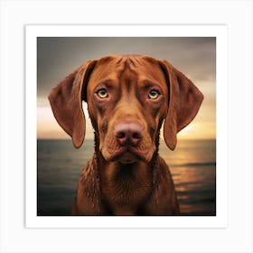 Weimaraners Art Print