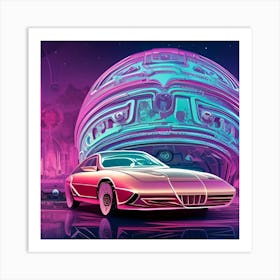 Futuristic Car 8 Art Print