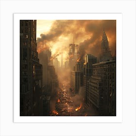 Post apocalyptic art Art Print