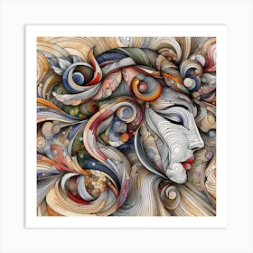 Abstract Painting 26 Art Print