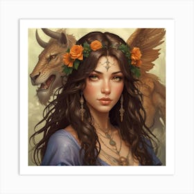 Elven Beauty 4 Art Print