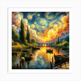 Starry Night 27 Art Print