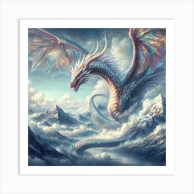 Dragon In The Sky 2 Art Print