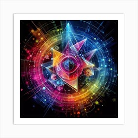 Abstract Psychedelic Art Art Print