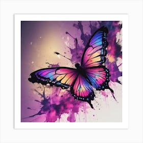 Butterfly Painting 257 Art Print