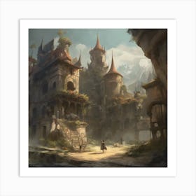 Fantasy City 108 Art Print