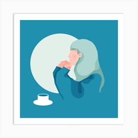 Full Moon Art Print