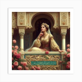 Islamic Woman90 Art Print