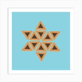 Hamantashs In Star Of David Shape 1 Art Print