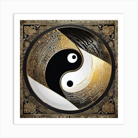 Yin Yang Symbol 17 Art Print