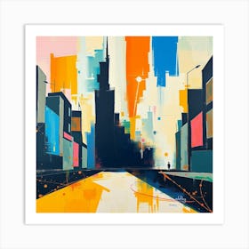 Cityscape 5 Art Print