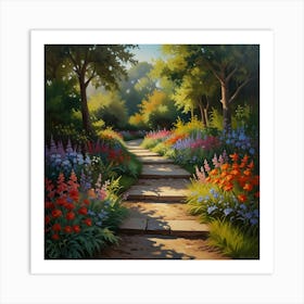 Path To The Garden Art Print