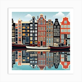 Amsterdam Cityscape 20 Art Print