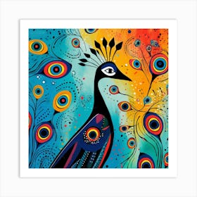 Peacock 23 Art Print