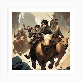 Shire Scouts Art Print