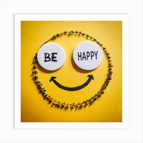 Be Happy 2 Art Print