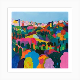 Abstract Park Collection Primrose Hill London 2 Art Print