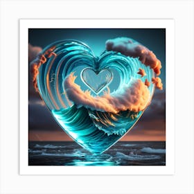 Heart Of The Ocean Art Print