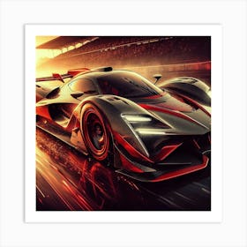 F1 Racing Car Affiche