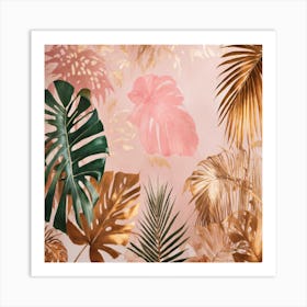 Tropical Leaves 5 Art Print